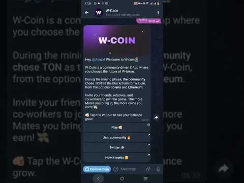 W coin real 100 % join kren