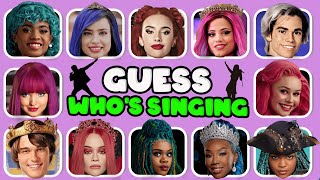 Guess Who's SINGING 🎶 Descendants: The Rise of Red ❤️ Red, Mal, Chloe, Uliana, Evie, Carlos, Jay...