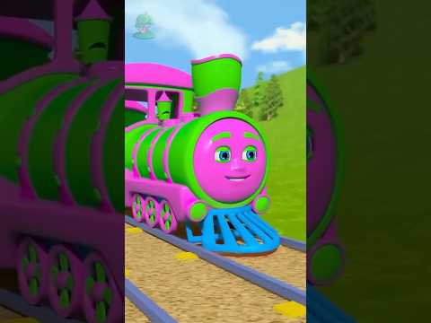 Wheels on the Train #shorts #nurseryrhymes #babysongs #littletreehouse #youtubekids #traincartoon