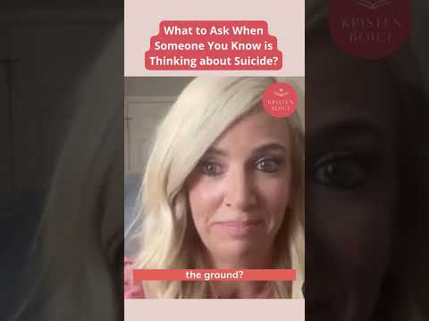 Questions to Ask a Suicidal Person