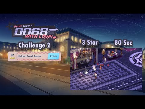 Blue Archive Global - From Opera 0068 with Love ! Challenge 2 (3 Star & 80 Sec Clear) Reupload