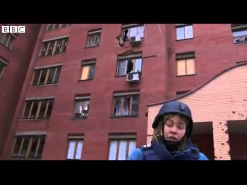 BBC News   Ukraine crisis  ;Indiscriminate shelling ; in Donetsk