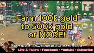 Draconia Saga: Farm 100k gold up to 500k gold OR MORE!