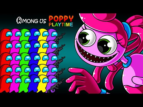 어몽어스 | Top AMONG US Vs All Boss Poppy Playtime Chapter 3 (Mommy Long Legs) | Among Us Animation