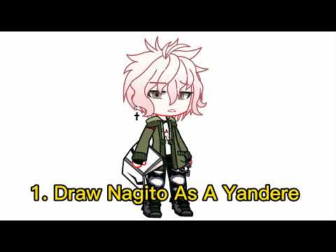 Draw Nagito As A Yandere | Day 1 Drawing 😩