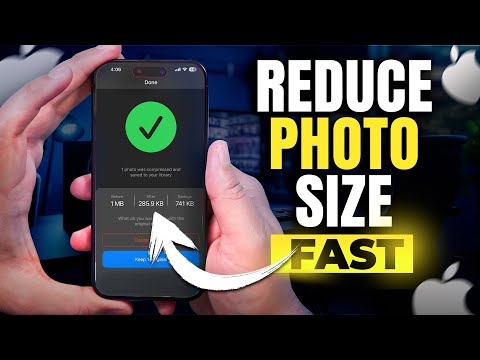 How to REDUCE Photo Size on iPhone - Best Option