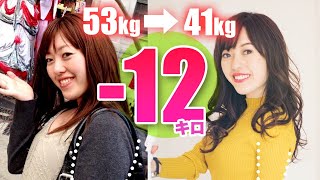 【これがダイエットの裏事実】運動なしでも-12kg痩せた私のダイエット方法。