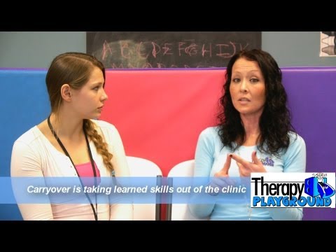 Speech Therapy carryover skills in the home and other environments