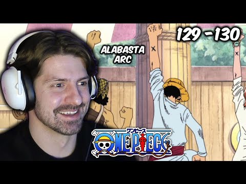 Farewell Alabasta!  ONE PIECE REACTION - Episodes 129-130 Alabasta Arc