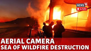 LIVE | Los Angeles Fire | Firefighters Conduct Rescue Operations As California Fire Rages | N18G