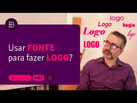 Posso usar fonte para fazer logo? #brandster