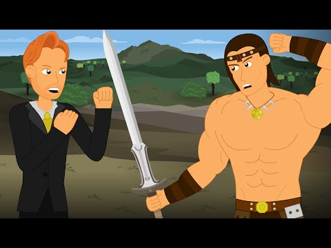 Conan O'Brien vs Conan the Barbarian