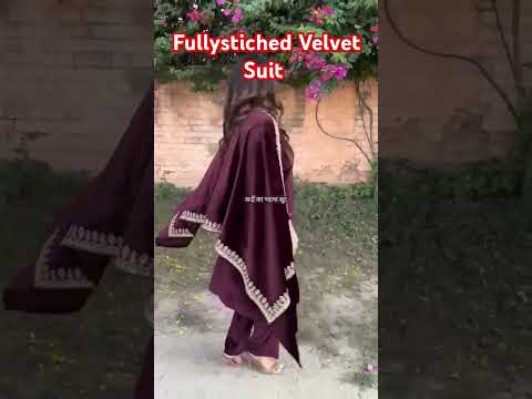 Velvet Suit for this wedding.  #suitset #fullystiched #readytowear #3pieceset #velvet #embroidery