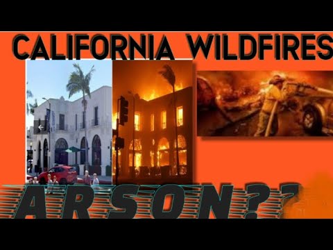 🚨California wildfires!! WAS IT ARSON... #california #wildfire #fire #conspiranews