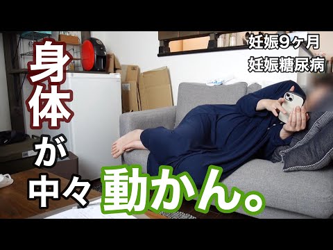 【アラサー妊婦の日常vlog】ダラダラしてたら終わった専業主婦のとある1日 | 妊娠糖尿病 | ベビーグッズ購入品 | 出産準備 | 妊娠後期 【初マタ】