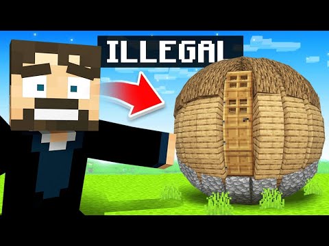 I Built an Illegal House in Minecraft