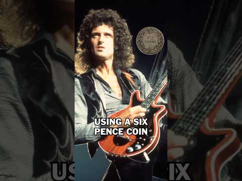 Brian May & His Sixpence Pick! #guitar #brianmay #voxamp