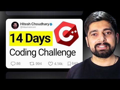 14 days C++  DSA challenge