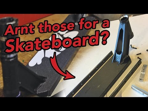 HOW TO MAKE/INSTALL GRINDRAILS ON A SCOOTER DECK