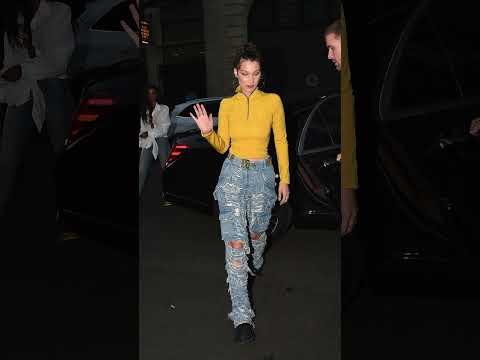 Bella Hadid's Street Style Saga: Fashion Forward Moments | Celebrity Style #bellahadid