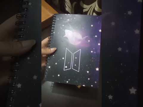 BTS Boys Printed Notebook/Diary Unboxing | Mimi Crafted #unboxing #shorts