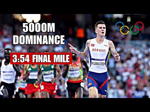 JAKOB INGEBRIGTSEN WINS THE 5000M OLYMPIC FINAL 2024