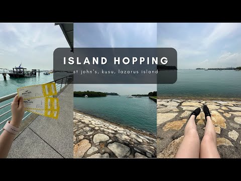 🇸🇬 Singapore Island Hopping 🏝St John's Island, Lazarus Island, Kusu Island from Marina South Pier