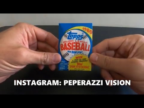 ⚾️Apertura de un Paquete de Tarjetas de Béisbol Topps de 1989⚾️