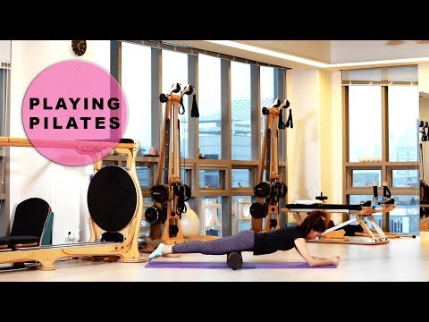 [Playing Pilates]폼롤러 마사지와 스트레칭 15min★Form Roller Massage&Stretch