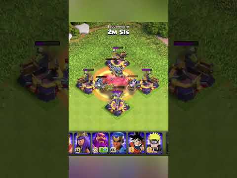 skeleton spell vs Xbow #reels #clashofclans #coc #gaming #games #funny #shorts #short