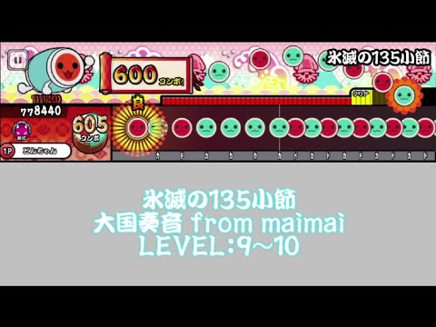 【創作譜面】氷滅の135小節 maimaiより⭐︎9.8【太鼓さん次郎】