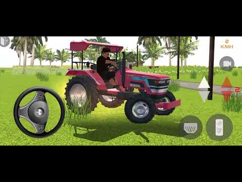 Indian Tractor driving 3d android game play video || tractor game #gameplay