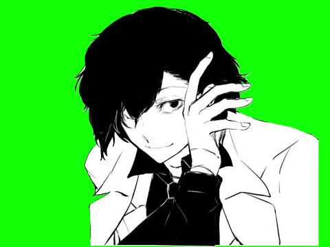 Free dazai manga animations for your edits + green screen