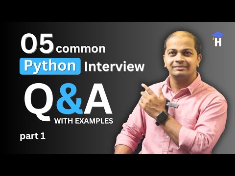 top 5 python interview questions and answers for freshers with examples #1 | ai professional tips