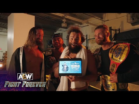 AEW Fight Forever | The Bang Bang Gang introduce Switchblade Jay White's DLC!