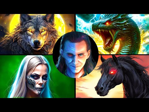 The Messed Up Origins of EVERY Child of Loki | Norse Mythology Explained