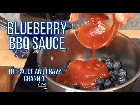 How to Make Blueberry Chipotle Barbecue Sauce | Sweet and Spicy BBQ Sauce Recipe | Homemade Sauce