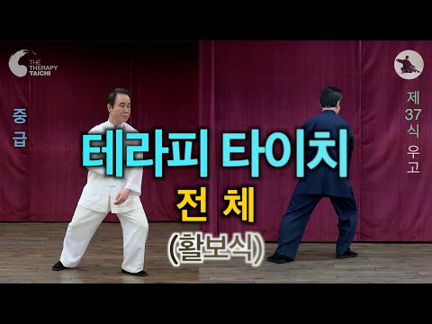 《테라피 타이치(치유태극권)》 활보식 전체  [뒷면과 거울모습] 좁은 방에서도 할 수 있고,  TV시청도 가능하며, 좌우균형을 갖춘 《테라피 타이치》를 함께 해 보세요!