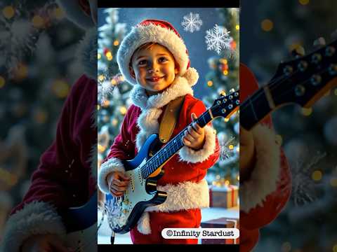 🎸Cute Santa’s playing electric guitar ซานต้าสุดหล่อเล่นกีตาร์#cutesanta,#christmas2024,#คริสต์มาส,