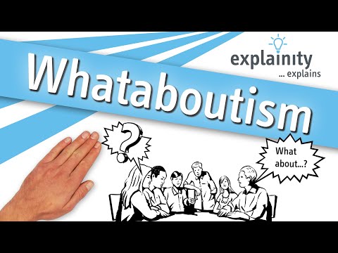 Whataboutism explained (explainity® explainer video)