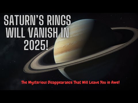 Saturn’s Rings Are DISAPPEARING! Witness the Cosmic Mystery of 2025!