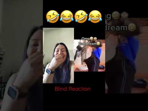 Omg Bad Dream | Blind Reaction #blindreact  #blindreaction  #funny  #jokes #omg  #baddreams #lmao