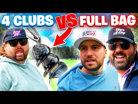 Can Fat Perez Beat Us Using ONLY Four Golf Clubs?