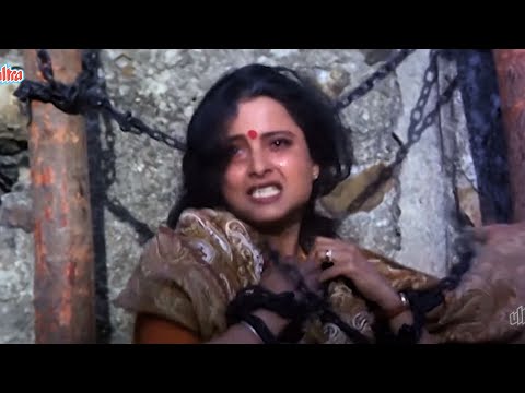 Ghayal Sherni Ko Bediyo Me Jakad Ke Nahi Rak Sakte - Rekha Action Ab Insaf Hoga Scene 9 - Mithun