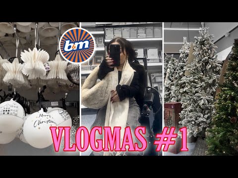 CHRISTMAS B&M SHOP & HAUL!! VLOGMAS #1 | Georgia Rankin