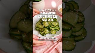 10 minute Japanese Cucumber Salad #easyrecipe