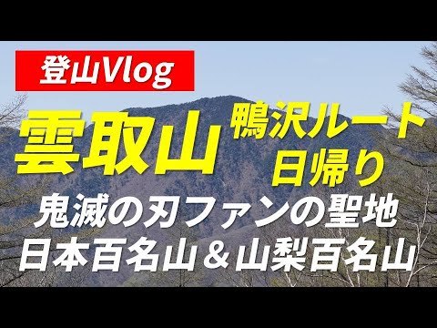 雲取山 鴨沢から日帰り 稜線からの素晴らしい眺望 鬼滅の刃で知名度が上がった東京都最高峰＆日本百名山＆山梨百名山 2022年4月30日