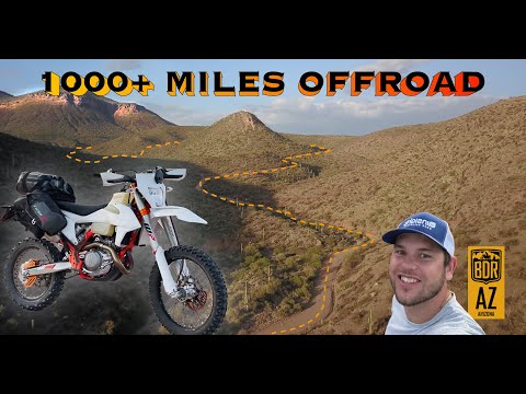 Dirt Biking Across America | Prt 1 Arizona BDR (Back Country Discovery Route)