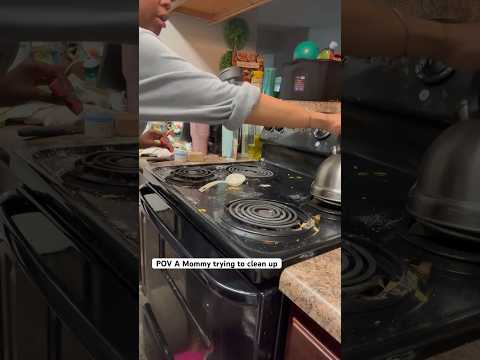 #dirty #kitchen #clean #toddler #sabotage #stayathomemom #chores #asmr #asmrsounds