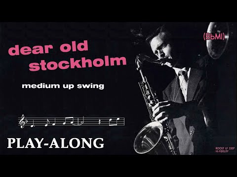 Dear Old Stockholm (Bbmi) - Medium Up Swing || BACKING TRACK